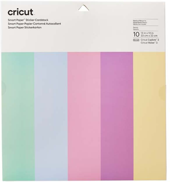 Cricut Cartulinas Smart 33x33 pastel 10u