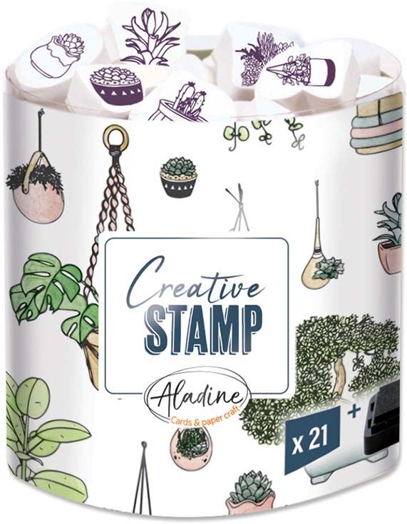 Aladine Creative Stamps  Plantas Colgantes