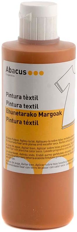 Abacus Pintura textil  200 ml Marrón Claro