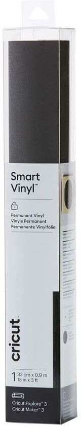 Cricut Vinilo Smart permanente 33X91 negro