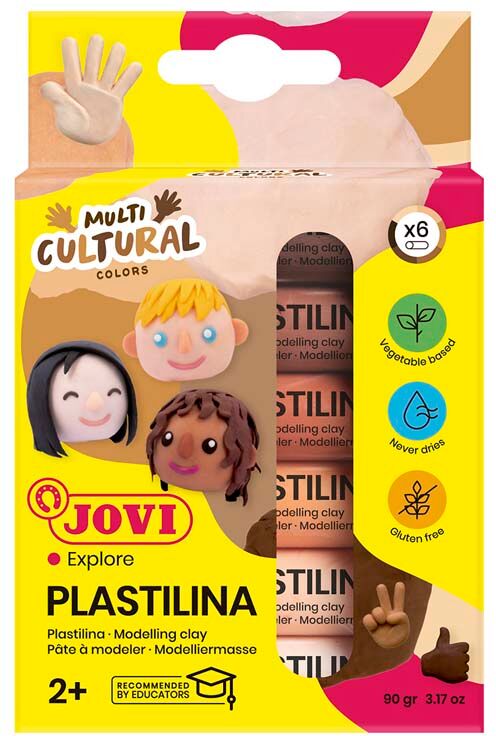 Jovi Plastilina  Multicultural 6u