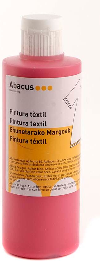 Abacus Pintura textil  200ml rosa