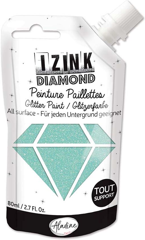 Aladine Pintura Izink Diamond  Verde pastel