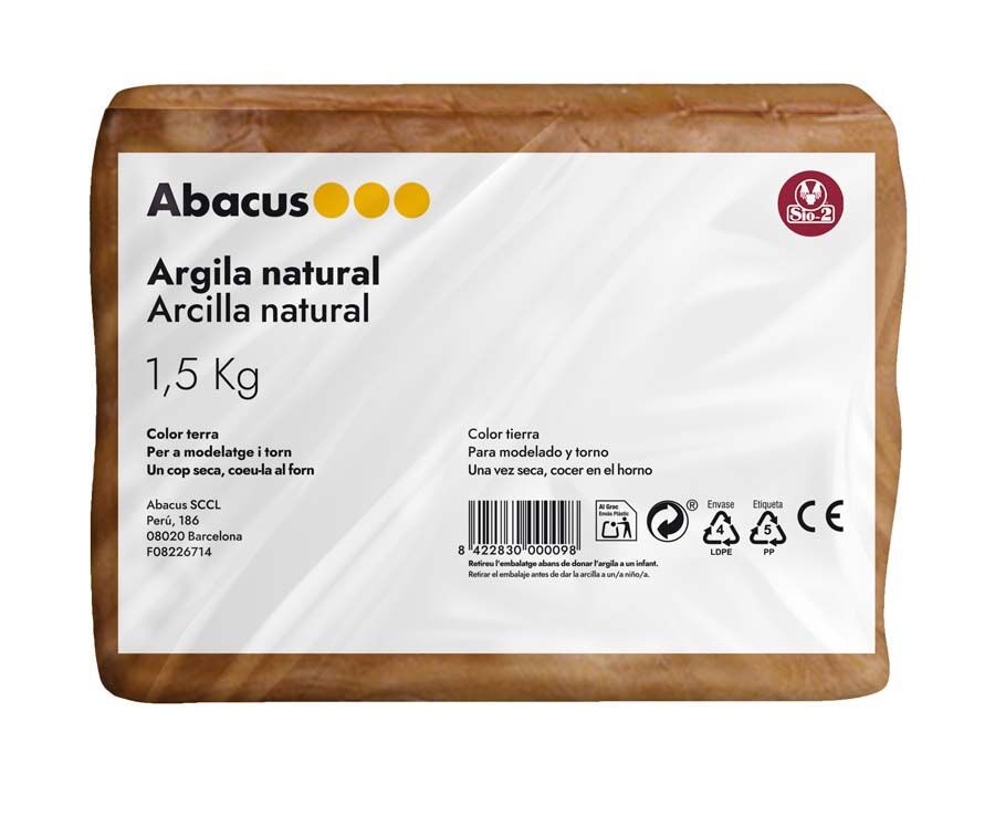 Abacus Barro  tierra 1,5 Kg (Sio-2)