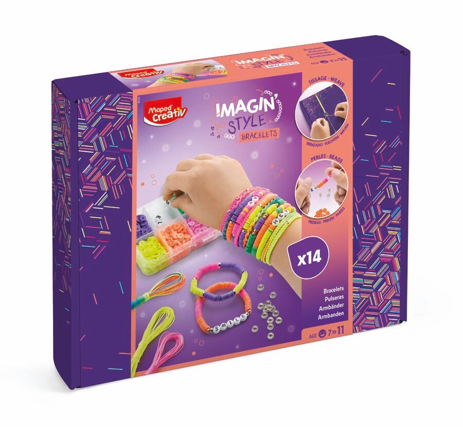 Maped Pulseras Imagin' Style Neón  Creativ Kit