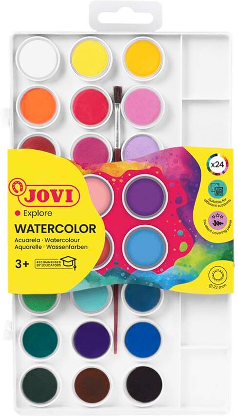 Jovi Acuarelas  24 colores