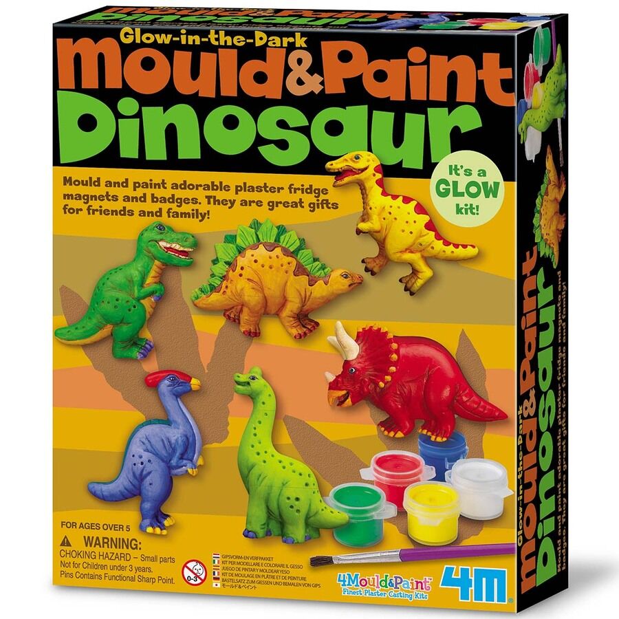 4M Kit Moldea y Pinta Dinosaurios