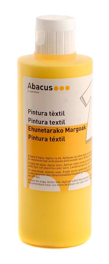 Abacus Pintura textil  200ml amarillo