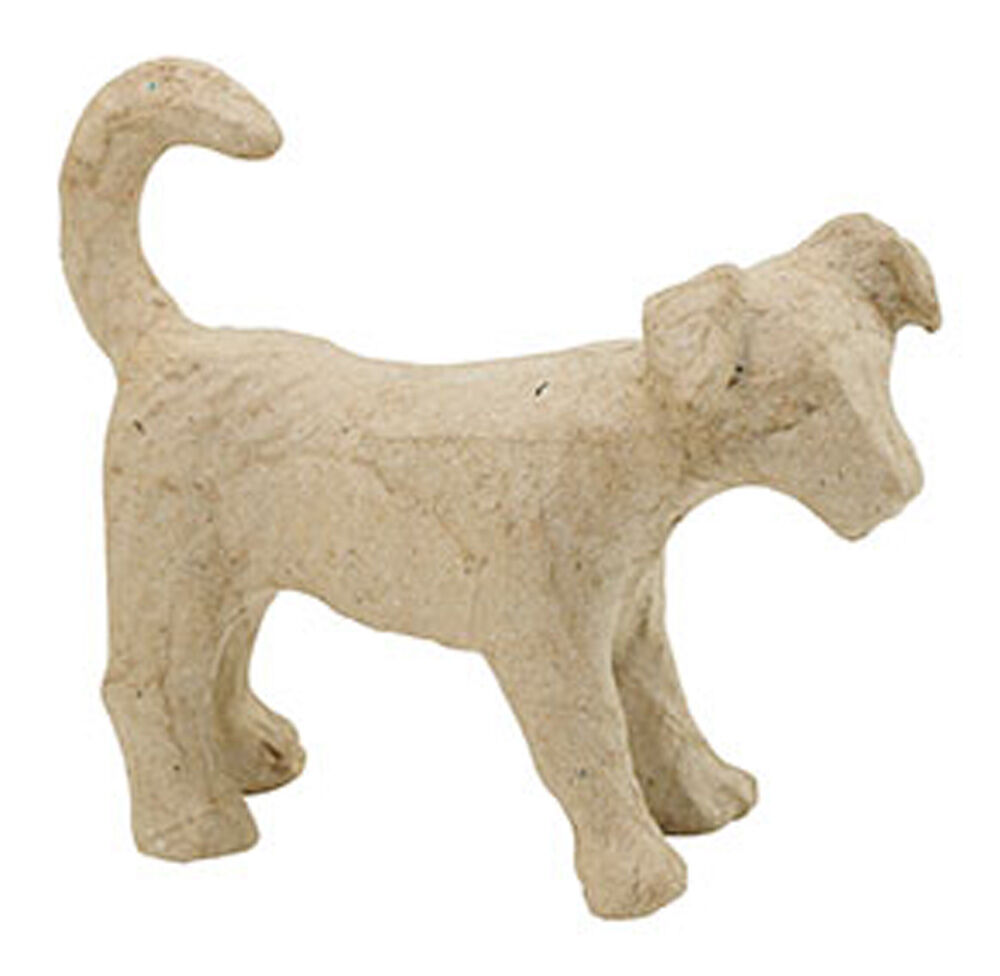 Décopatch Figura papel maché  Perro 10cm