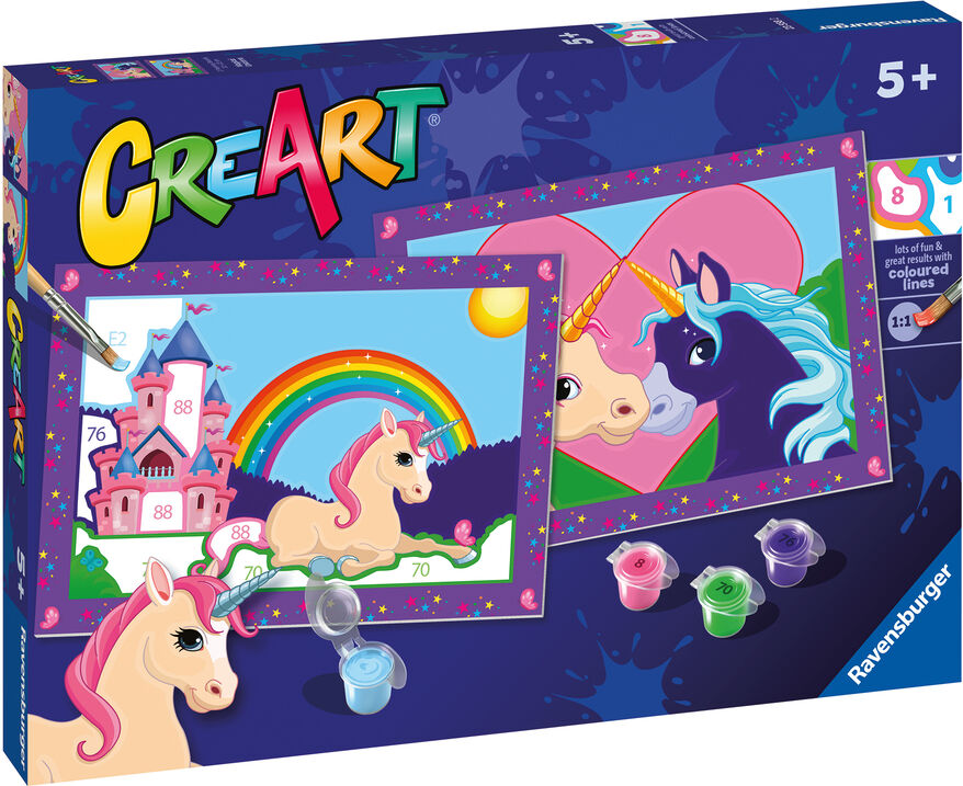 Ravensburger CreArt Unicornios x2