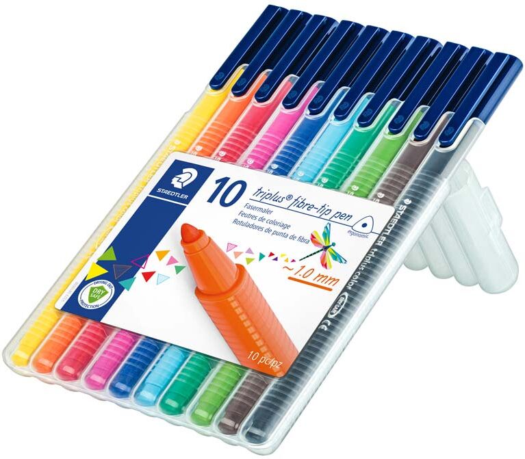 Staedtler Rotuladores  Triplus 10 colores