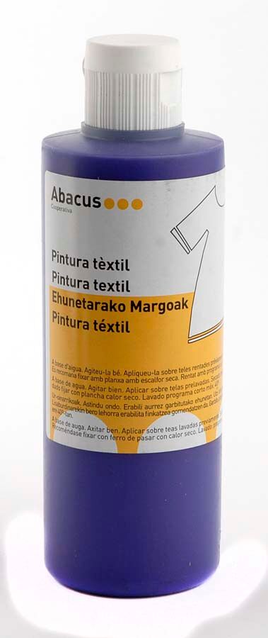 Abacus Pintura textil  200ml violeta