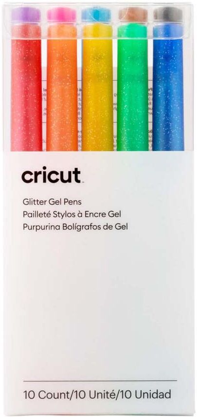 Cricut Rotuladores glitter 0'8mm 10u