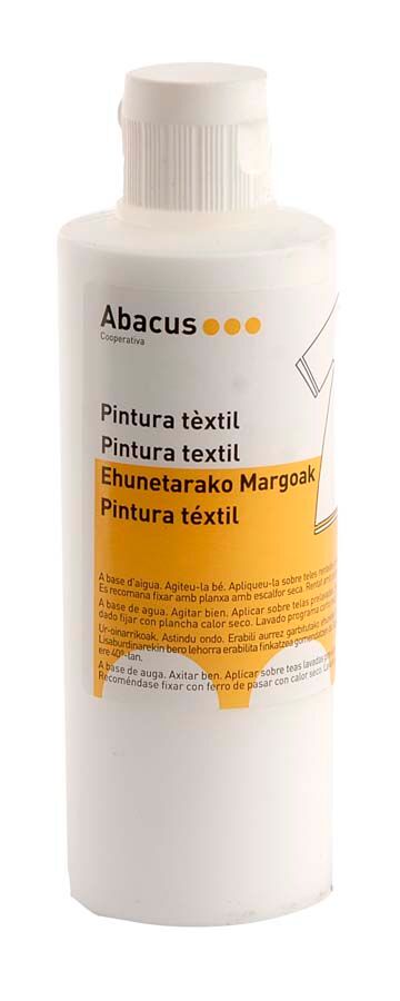 Abacus Pintura textil  200ml blanco