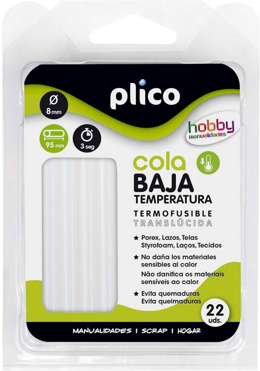 Plico Pegamento termofusible  Mini baja temperatura 22u