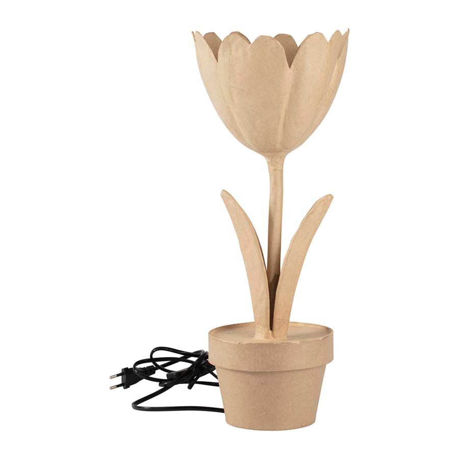 Décopatch Figura papel maché  Luz Tulipa 45cm