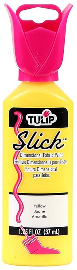 Tulip Pintura 3D  Slick 37ml Amarillo