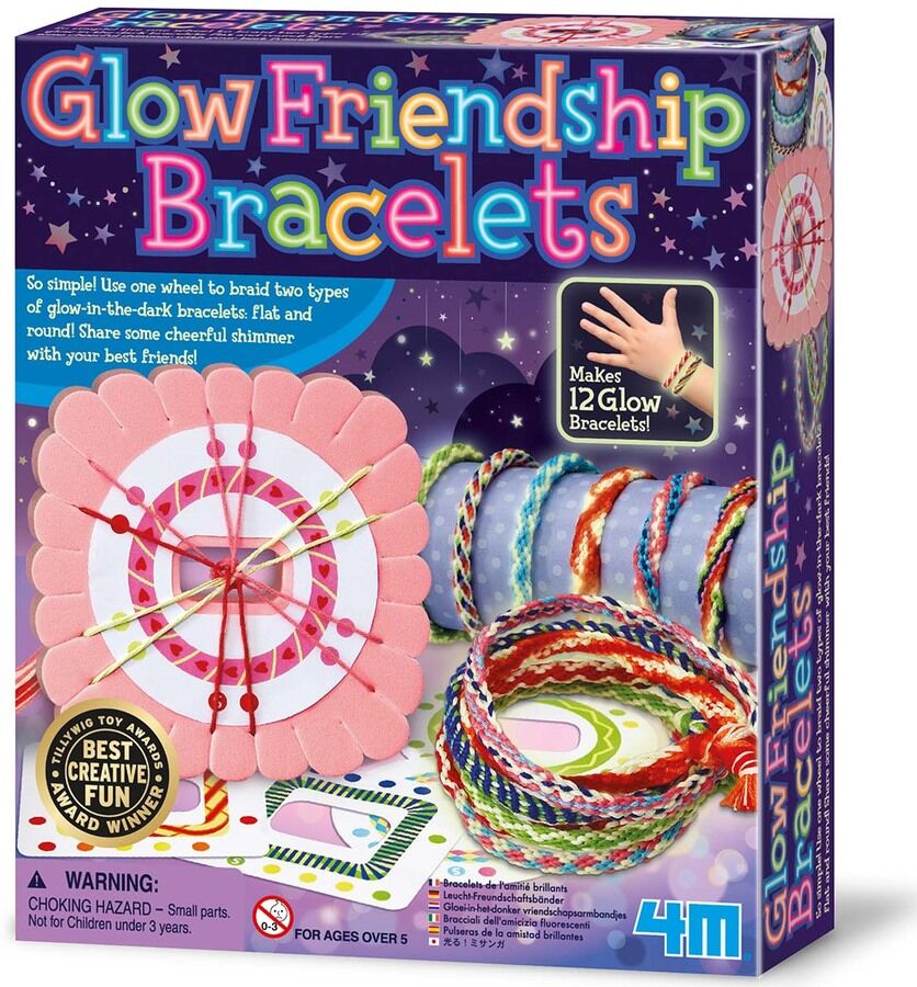 4M Crea Pulseras de La Amistad Brillantes