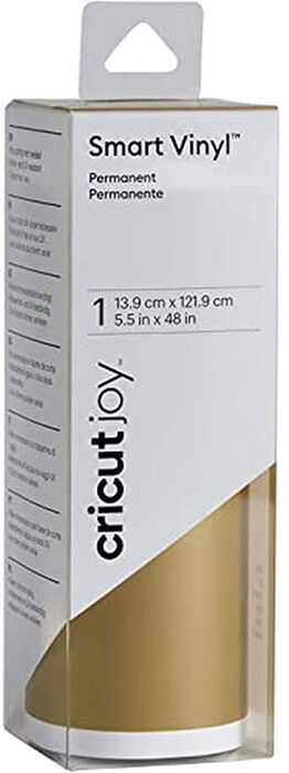 Cricut Vinilo Smart Permanente 33x366 Oro