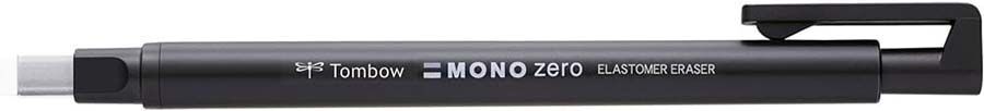Tombow Portagomas  Mono Zero rectangular negro