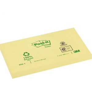 3M Notas adhesivas Post-It reciclado 76x127mm