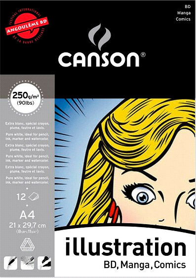 Canson Bloc  Ilustración 12 hojas 250 g