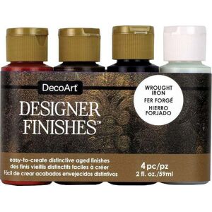 DecoArt Designers Finishes Hierro Forjado 4 colores