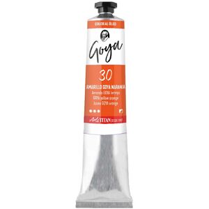 Titan Arts Pintura al óleo Goya 20ml amarillo naranja