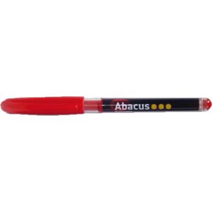 Abacus Bolígrafo Roller  rojo, 10 unidades