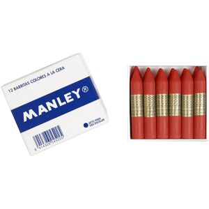 Manley Cera grasa  magenta 12u