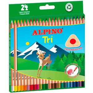 Alpino Lápices de colores  Tri 24 colores