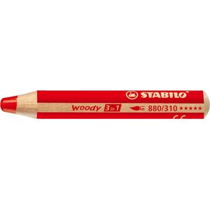 Stabilo Lápiz acuarelable  Woody rojo 5u