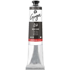 Titan Arts Pintura al óleo Goya 20ml negro humo