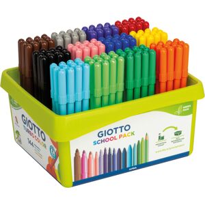 Giotto Rotuladores de colores  Turbo Color 144u Pack escuela