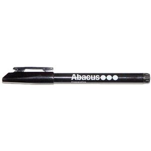 Abacus Rotulador permanente  punta F negro 12u