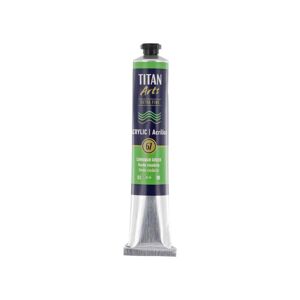 Titan Arts Pintura acrílica Titan 60ml verde cinabrio