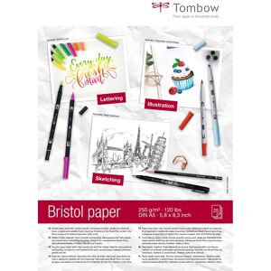 Tombow Bloc papel Bristol Lettering  A5 250g 25 hojas