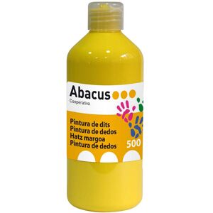 Abacus Pintura de dedos  500 ml amarillo