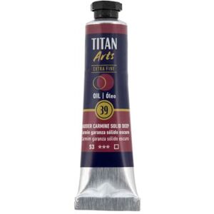 Titan Arts Pintura al óleo Titan 20ml carmín granza oscuro