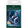 Faber-Castell Pitt Artist Pen  The Blues 8 colas azules