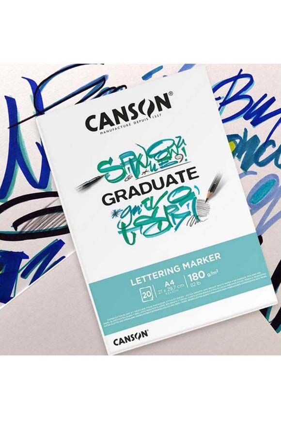 Canson Bloc Lettering  Marker A4 20 hojas