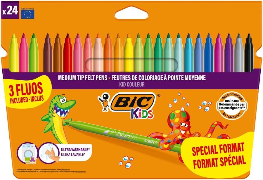 Bic Rotuladores de colores  Kids Color 18+6u