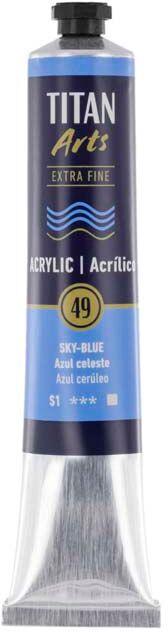 Titan Arts Pintura acrílica Titan 60ml azul cielo