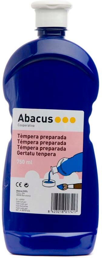 Abacus Témpera preparada  750ml azul oscuro