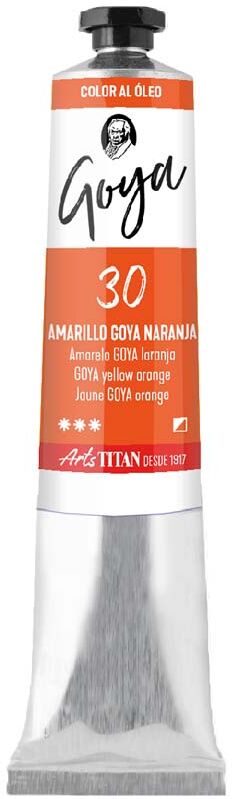 Titan Arts Pintura al óleo Goya 20ml amarillo naranja