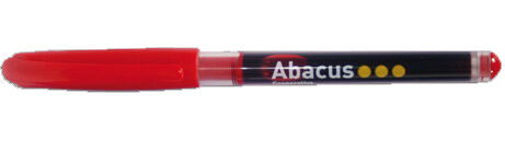 Abacus Bolígrafo Roller  rojo, 10 unidades