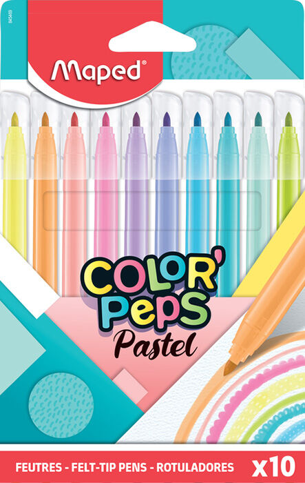 Maped Rotuladores  ColorPeps' Pastel 10 colores