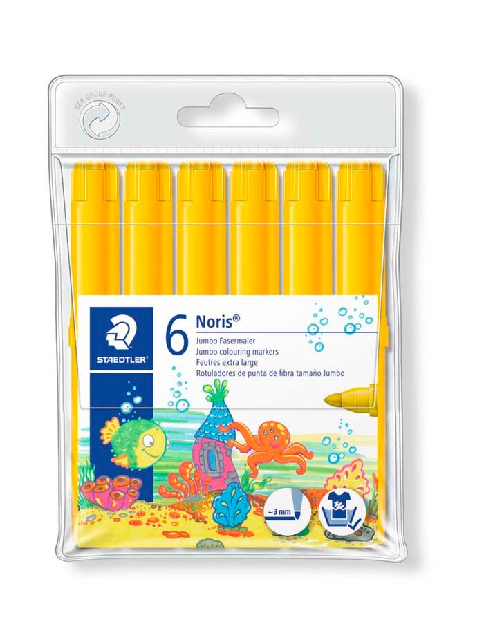 Staedtler Rotulador  Noris 340 amarillo 6u