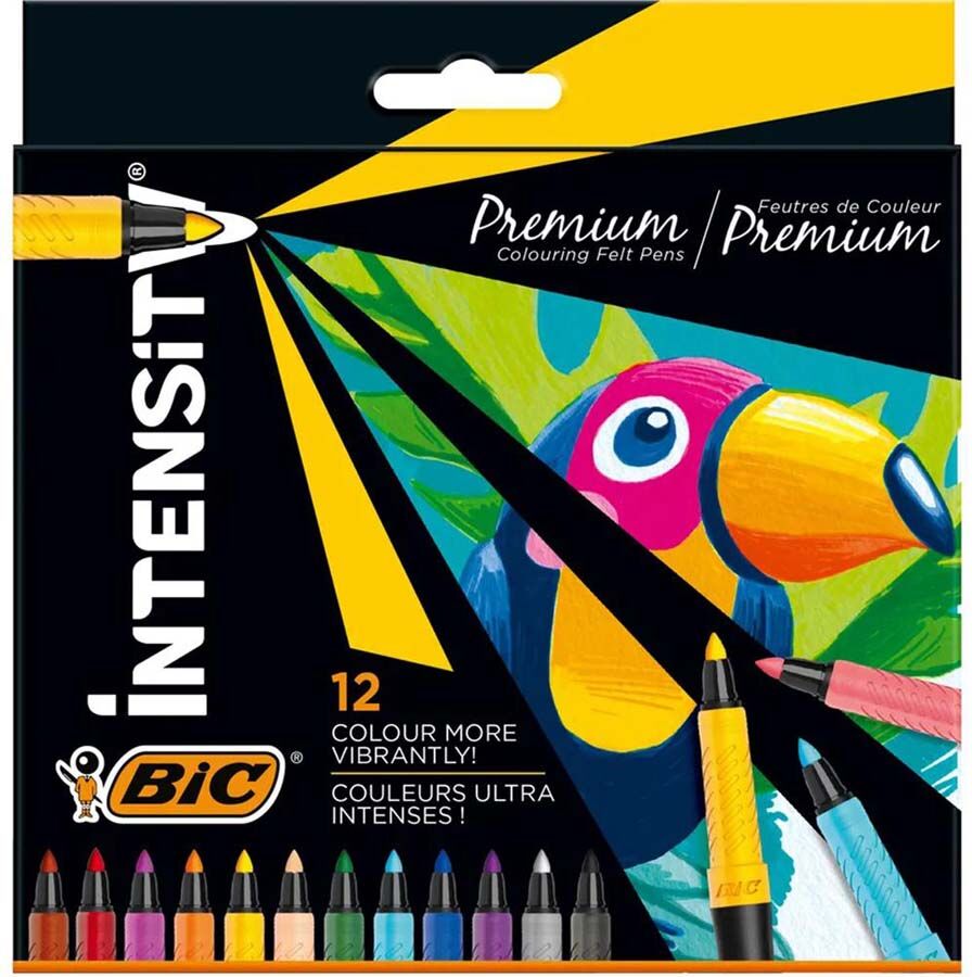 Bic Rotuladores  Intensity Premium 12 colores