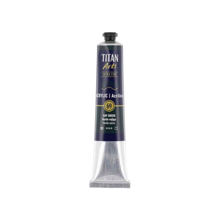 Titan Arts Pintura acrílica Titan 60ml verde vejiga